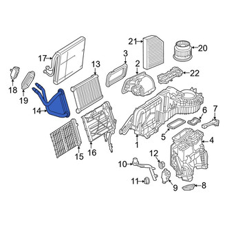 Mercedes-Benz OE - HVAC Heater Hose Outlet Tube