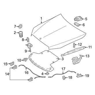 Mercedes-Benz OE - Hood & Components (Convertible / Coupe)