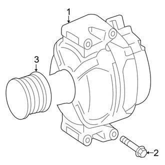 Mercedes-Benz OE - Electrical - Alternator (Convertible / Coupe 3.0L)