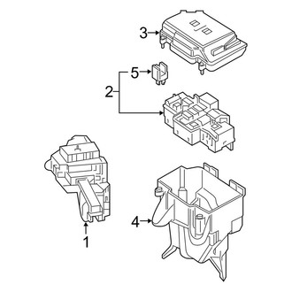 Mercedes-Benz OE - Electrical - Fuse & Relay (Engine Compartment), (Coupe)