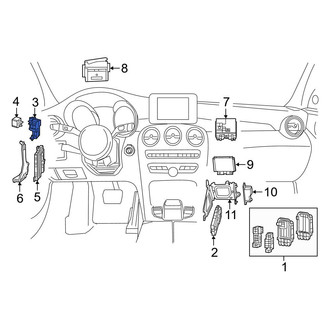 Mercedes-Benz OE - Fuse and Relay Center