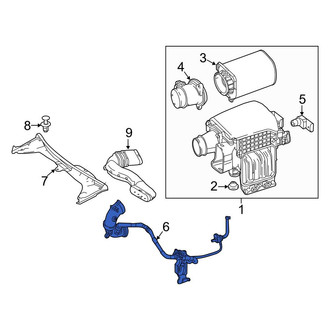 Mercedes-Benz OE - Lower Engine Air Intake Hose