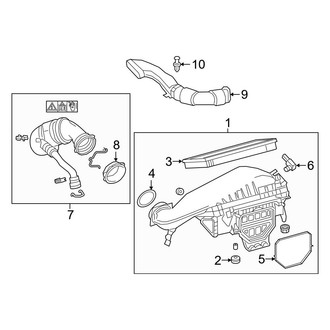 Mercedes-Benz OE - Engine - Air Intake (Convertible / Coupe 2.0L)