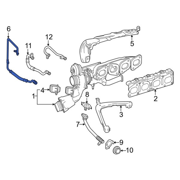 Turbocharger Oil Line