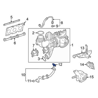 Mercedes-Benz OE - Turbocharger Oil Line O-Ring