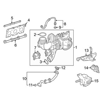 Mercedes-Benz OE - Engine - Turbocharger & Components (Convertible / Coupe 3.0L)