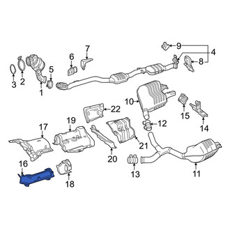 Mercedes-Benz OE - Center Right Floor Pan Heat Shield