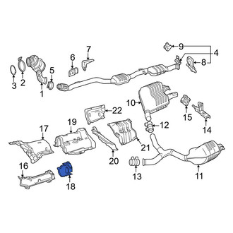 Mercedes-Benz OE - Center Right Floor Pan Heat Shield