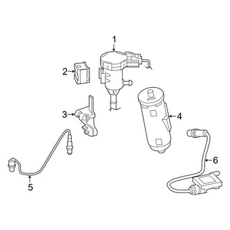 Mercedes-Benz OE - Emission System - Emission Components (Convertible / Coupe)