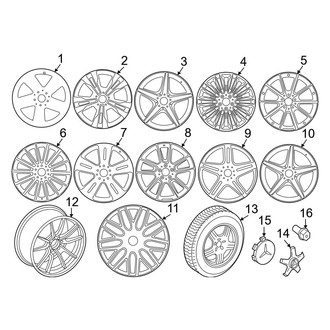 Mercedes-Benz OE - Wheels (Convertible / Coupe)
