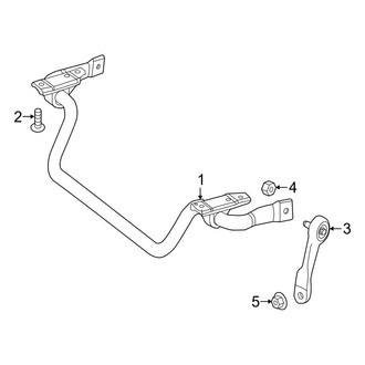 Mercedes-Benz OE - Front Suspension - Stabilizer Bar & Components (Convertible / Coupe)