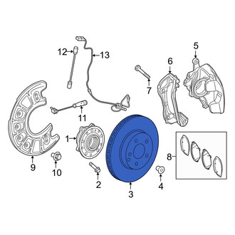 Mercedes-Benz OE - Front Disc Brake Rotor