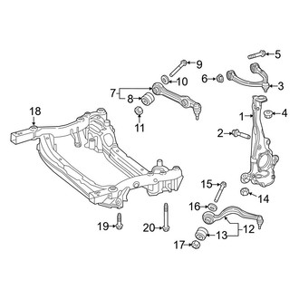 Mercedes-Benz OE - Front Suspension - Suspension Components (Convertible / Coupe)