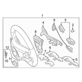 Mercedes-Benz OE - Steering Wheel (Convertible / Coupe)