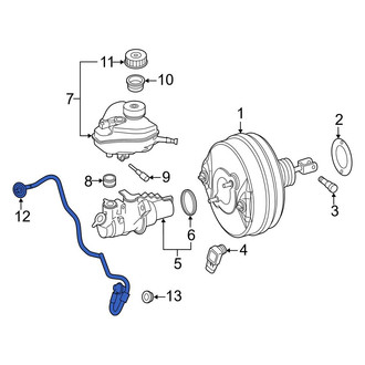 Mercedes-Benz OE - Brake Vacuum Hose