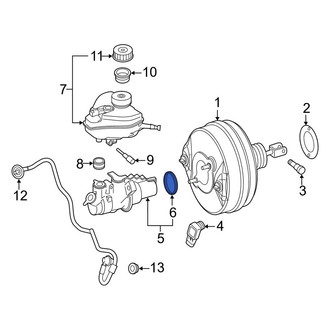 Mercedes-Benz OE - Brake Master Cylinder O-Ring