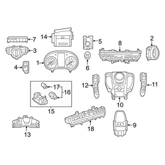 Mercedes-Benz OE - Instrument Panel - Cluster & Switches