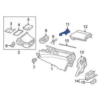Mercedes-Benz OE - Front Console Trim Panel