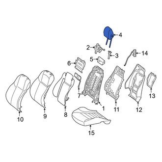 Mercedes-Benz OE - Front Right Headrest