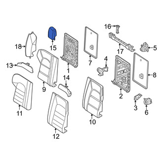 Mercedes-Benz OE - Front Right Headrest