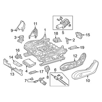 Mercedes-Benz OE - Seats & Tracks - Tracks & Components (Convertible / Coupe)