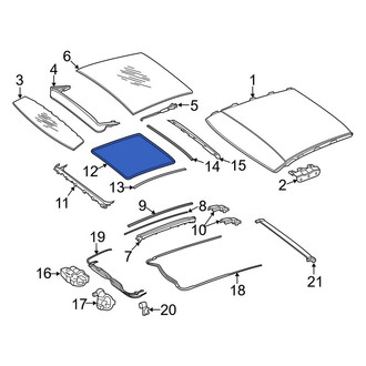 Mercedes-Benz OE - Outer Sunroof Seal