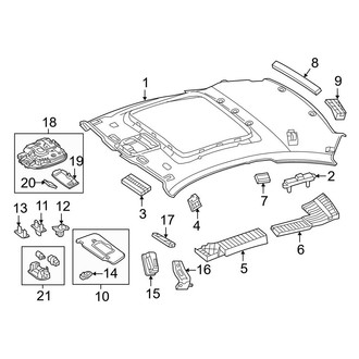 Mercedes-Benz OE - Roof - Interior Trim (Coupe)