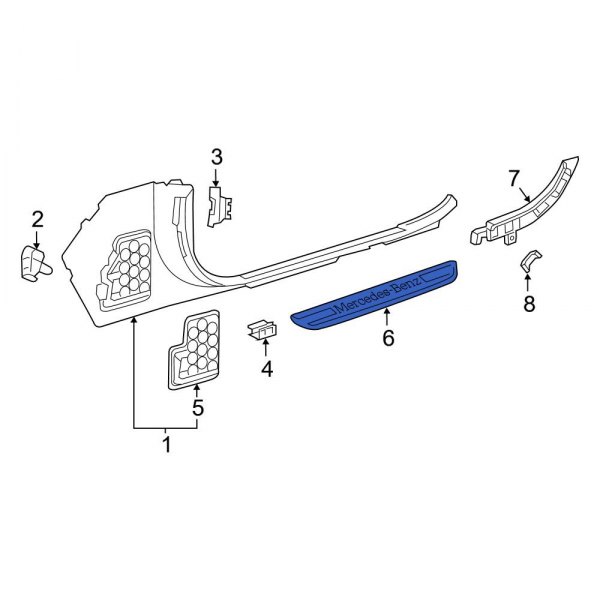 Door Trim Sill Plate Insert