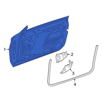 Mercedes-Benz OE - Front Left Door Shell