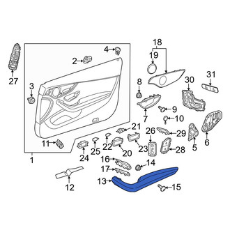 Mercedes-Benz OE - Front Left Door Armrest