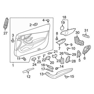 Mercedes-Benz OE - Door - Interior Trim