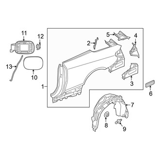 Mercedes-Benz OE - Quarter Panel & Components (Convertible)