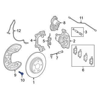 Mercedes-Benz OE - Rear Brake Dust Shield