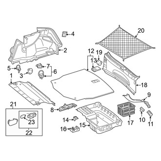 Mercedes-Benz OE - Rear Body & Floor - Interior Trim (Coupe)