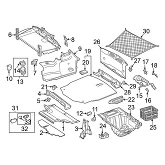 Mercedes-Benz OE - Rear Body & Floor - Interior Trim (Convertible)