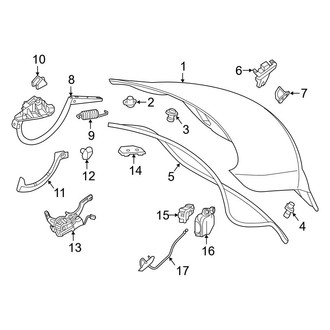 Mercedes-Benz OE - Trunk Lid - Lid & Components (Coupe)