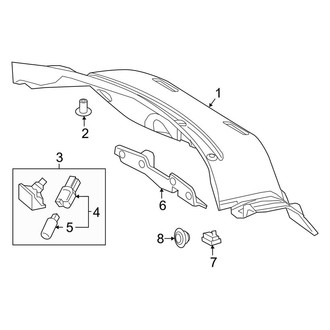 Mercedes-Benz OE - Trunk Lid - Interior Trim (Coupe)