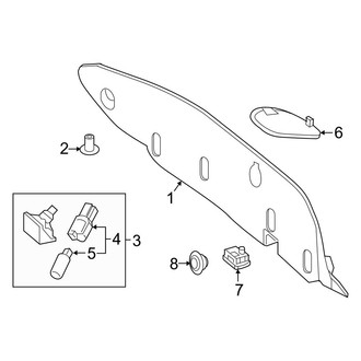 Mercedes-Benz OE - Trunk Lid - Interior Trim (Convertible)