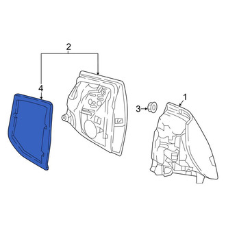 Mercedes-Benz OE - Right Tail Light Gasket