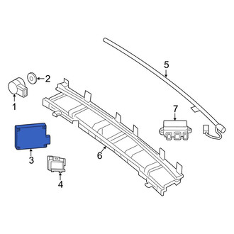 Mercedes-Benz OE - Rear Blind Spot Detection System Warning Sensor
