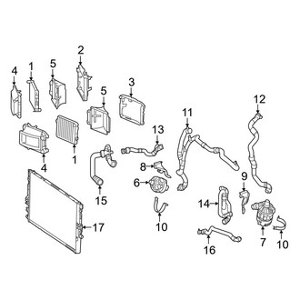 Mercedes-Benz OE - Cooling - Radiator & Components (Auxiliary)