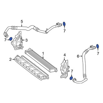 Mercedes-Benz OE - Engine Oil Cooler Line Seal