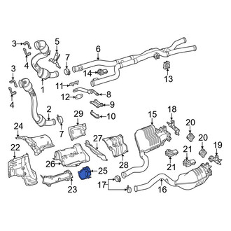 Mercedes-Benz OE - Center Right Floor Pan Heat Shield