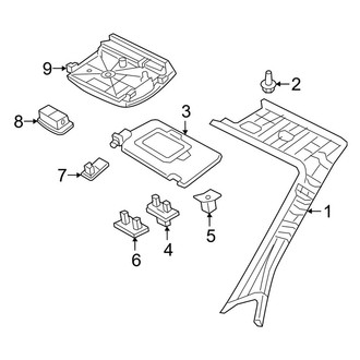 Mercedes-Benz OE - Roof - Interior Trim (Convertible)
