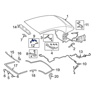 Mercedes-Benz OE - Convertible Top Wiring Harness