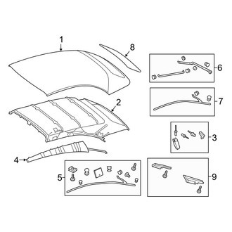 Mercedes-Benz OE - Convertible/Soft Top - Cover & Components (Convertible)