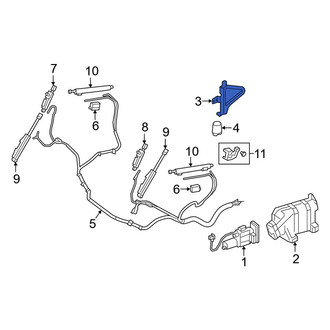 Mercedes-Benz OE - Convertible Top Hydraulic Pump Bracket