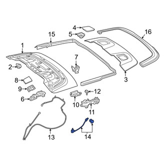 Mercedes-Benz OE - Convertible Top Wiring Harness