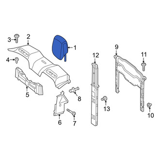 Mercedes-Benz OE - Front Right Headrest