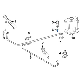 Mercedes-Benz OE - Headlight Washer Pump Grommet